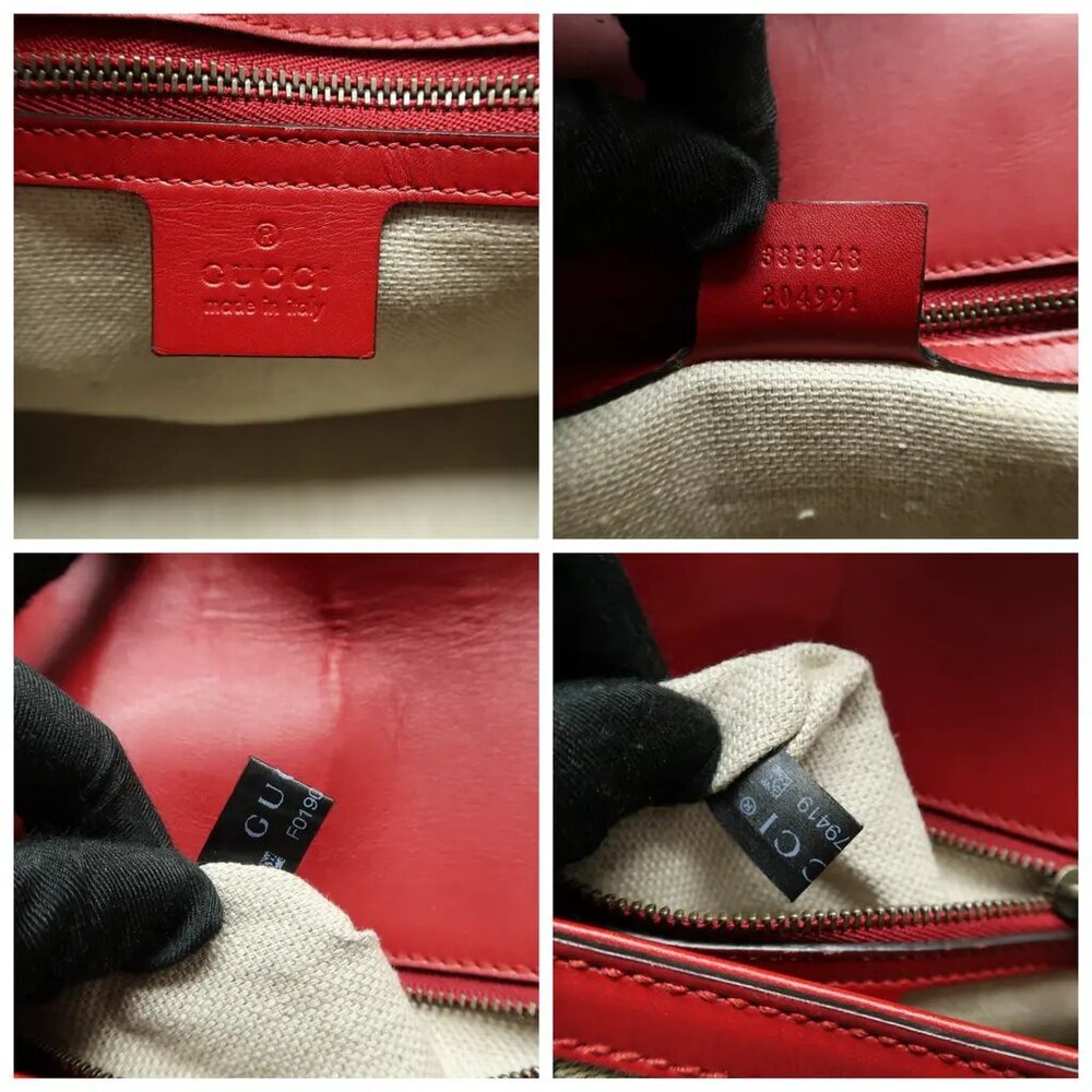 GUCCI Lady Web Brown Cloth Shoulder Bag 770-012225 - Picture 10 of 12